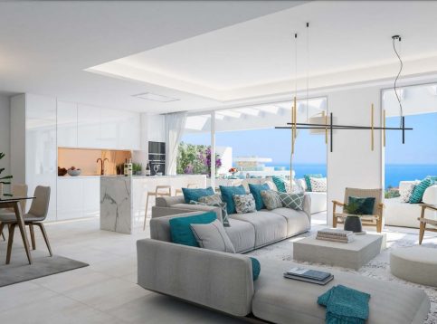 new construction costa del sol - royal palms mijas costa - living room